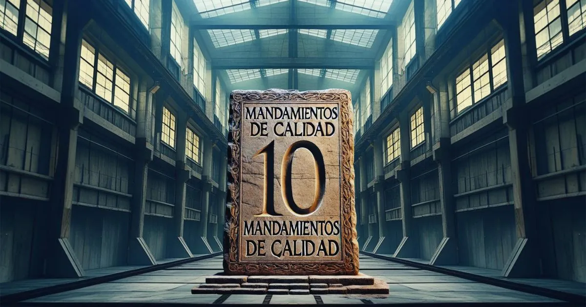 mandamientos y principios de calidad