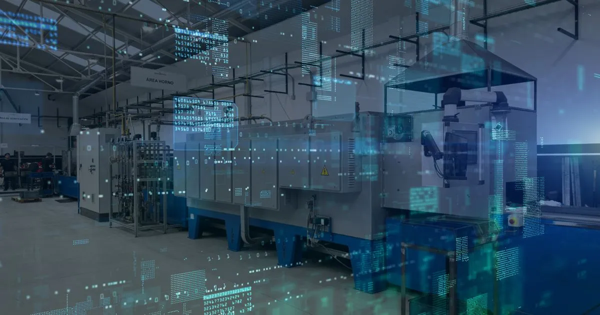 Visualización de datos en tiempo real sobre horno de brazing industrial como parte de un sistema de gemelo digital